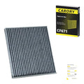 Cabin Air Filter w/Activated Carbon for RAM 1500 (2016–2025), 2500, 3500, Jeep Wagoneer (2022–2025), Grand Wagoneer, Mazda 6, CX-7, OE# EG21-61-P11, 68318365AA, CF11671, CF671
