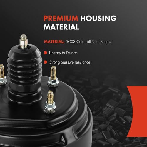 A-Premium Vacuum Power Brake Booster Compatible with Chevrolet Corvette 1968-1976, Without Master Cylinder