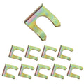 10PCS Brake Line Clips with 360° Clamping Force Concentration - Metal U Shaped Brake Hose Clips Metal Brake Line Retainer Brake Cable Clip Fit for Car Truck SUV Motorcycle