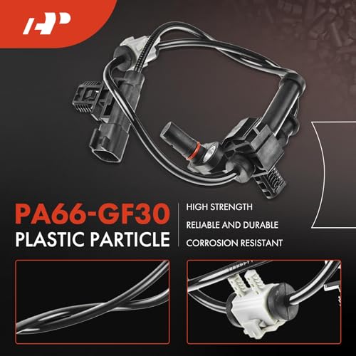 A-Premium ABS Wheel Speed Sensor Compatible with Chevy & GMC Models - Silverado 2500 HD 2011-2020, Sierra 2500 HD 2011/2015-2020 - Front Driver and Passenger Side, (2-PC Set), Replace# 20872161
