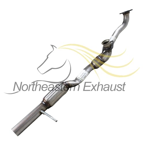 Northeastern Exhaust | Stainless Steel Front Flex Exhaust Y-Pipe Compatible for Ford Explorer 2011-2019 3.5L | Free Gasket and Clamp Included | Automotive Replacement Part