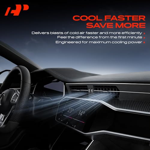 A-Premium Air Conditioning A/C Condenser Compatible with 2013-2015 Chevrolet Malibu, 2014-2020 Impala, 2010-2015 Cruze & Selected Cadillac, Buick Models, Replace# 13267649