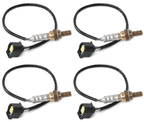 4Pcs Oxygen Sensor Upstream Downstream O2 Sensor Compatible with Chrysler 300 Town & Country, Jeep Grand Cherokee Wrangler, Dodge Durango Dokota Charger Ram 1500 2500 3500 Replace 234-4587 250-24253