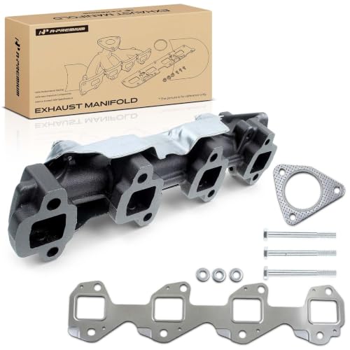 A-Premium [6.6L] Right Exhaust Manifold Kit W/Gaskets Compatible with Chevy, GMC, Workhorse & Workhorse Custom Chassis - Silverado 2500 HD, Express 2500, Sierra 3500, Savana 2500, LF72, R26 & More