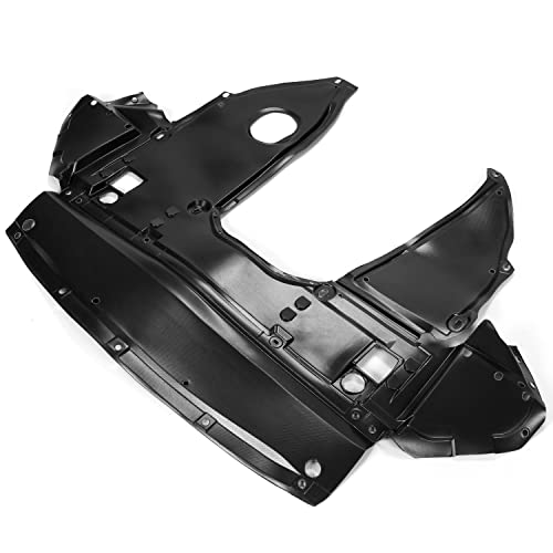 ALMULOO Engine Splash Shield Compatible with 2016-2023 Nissan Maxima 3.5L 2016-2018 Nissan Altima 2.5L 3.5L Replacement for 75890-9HS0A NI1228164 Plastic