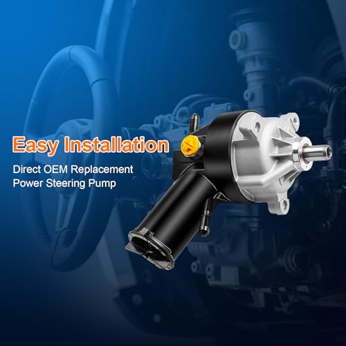 Power Steering Pump with Reservoir Fits for Ford F200, F250, F350 Super Duty, F450 Super Duty, F550 Super Duty 1990-2003, F Super Duty,Excursion Replaces 20-7238, F1TZ3A674DBRM, F2TZ3A674A