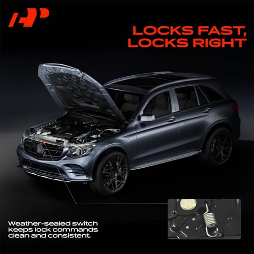 A-Premium Hood Latch Lock Compatible with Toyota Highlander 2008-2010, Front Hood Lock Engine Bonnet Latch Assembly