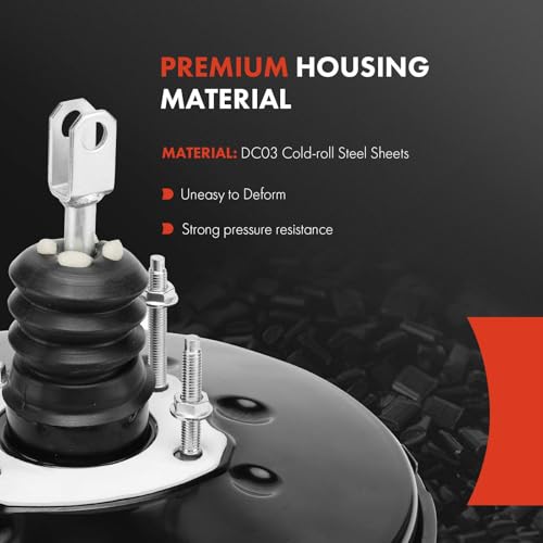 A-Premium Vacuum Power Brake Booster Compatible with Ford Edge 2011-2014 & Lincoln MKX 2011-2015, Without Master Cylinder