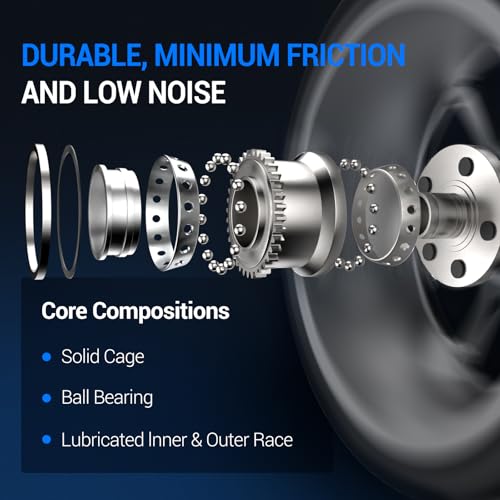 Autoround 513121 Front Wheel Hub Bearing Assembly Fit for Chevy, Buick, Cadillac, Pontiac, Oldsmobile- Lesabre, Lacrosse, Century, Regal, Lucerne, DeVille, Eldorado, Grand Prix 5 Lug w/ABS
