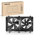 A-Premium Engine Radiator Cooling Fan Assembly Compatible with Select Honda Models - Accord 2003 2004 2005 2006 2007 - Replace# 19020PND003, 38611RAAA01