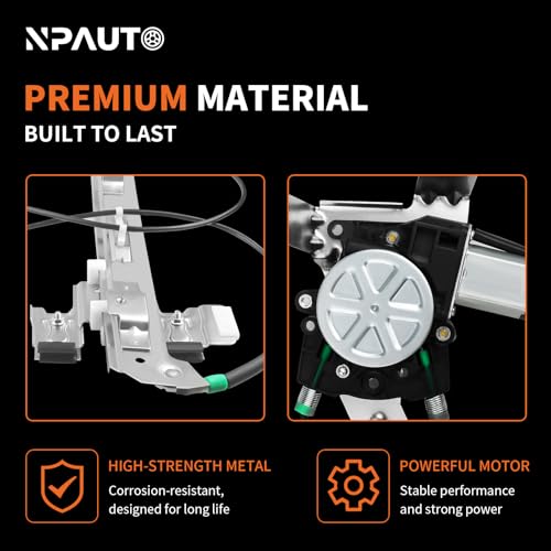 Rear Driver Side Power Window Regulator with Motor Assembly Replacement for 2000 2001 2002 2003 2004 2005 2006 Chevy Tahoe, GMC Yukon, Cadillac Escalade Base, Left, 748-228