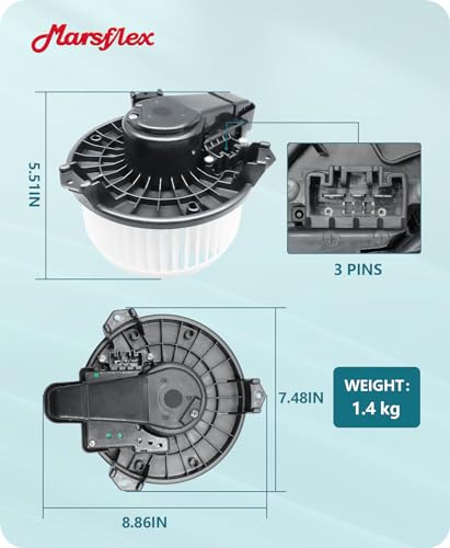 Marsflex Front Blower Motor for 2007-2020 Toyota Camry 4Runner Highlander