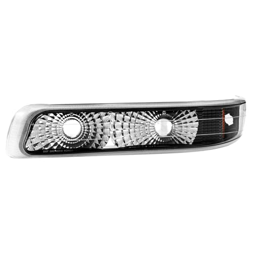 corkiauto Front Parking Turn Signal Light Replacement for 1999-2002 Chevy Silverado, 2000-2006 Tahoe & Suburban Replace OE# GM2520173 GM2521173, Tuning Style