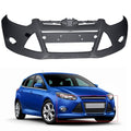 SEBLAFF Front Bumper Cover Primed Replacement for 2012 2013 2014 Focus Sedan Hatchback 4-Door