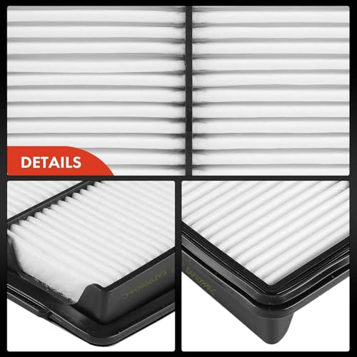 A-Premium 2-PC Engine Air Filter Compatible with Infiniti M35 2009-2010, M37 2011-2013, Q70 2014-2019, Q70L 2015-2019, 3.5L 3.7L, Replace# 16546EJ70A