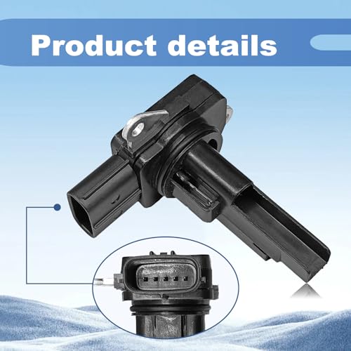 1 Pcs MAF Mass Air Flow Sensor Meter, Compatible with 2007-2017 Camry, 2009-2018 Corolla, 2006-2018 RAV4, 2007-2012 ES350, 2007-2012 RX350, Replace OE Number 197-6110,1976110,197400-5150, 22204-0H010