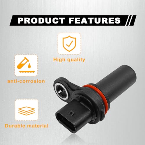 NOTISH Engine Crankshaft Position Sensor, Crank Engine Sensor Compatible with Chrysler 200 Sebring Dodge Caliber Avenger Journey Ram 1500 Viper V10 Compass Patriot 5033307AA 5033307AC