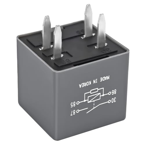 Automotive Relay 15328864 (Pack of 2) – D1741C 12V 40A 4-Pin SPDT Automotive Relay 12193604 13503102 Replacement – A/C Compressor, Starter & Fan Control for Chevy Silverado, GMC, Buick