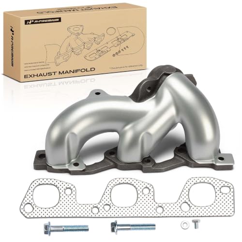 A-Premium Left Side V6 3.8L Engine Exhaust Manifold Kit W/Gaskets Compatible with Jeep JK Series Wrangler 2007 2008 2009 2010 2011, Replaces 4666024AB 4666024AC