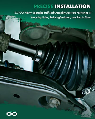 SCITOO Front CV Axle Shaft Assembly Fit For Honda Civic 1.8L 2006-2015 Left Driver Side 66-4232 FWD AT