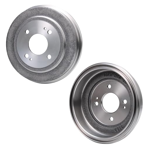 Detroit Axle - Rear Brake Drum Kit for 1992-2000 Honda Civic 1986-1989 Accord 1997-2000 Acura EL 2007-2008 Fit Drums Brakes Shoes Replacement