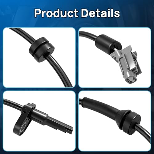 ABS Wheel Speed Sensor Front Left Right Fits for 2007 2008 2009 2010 2011 2012 2013 Nissan Altima, 2009-2014 Maxima, Driver/Passenger, Replace ALS1442 ABS1552 SU12644 5S11191 ‎47910JA000, 2Pcs