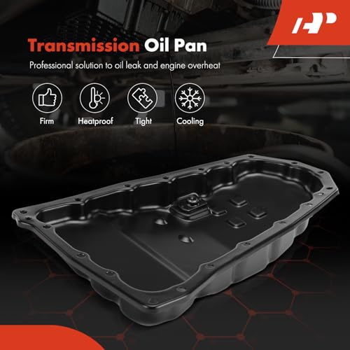 A-Premium Transmission Oil Pan with Drain Plug & Gasket Compatible with Nissan Altima 2007-2008/2011-2013 2.5L, Replaces 313901XF0B, 31397-1XF0D