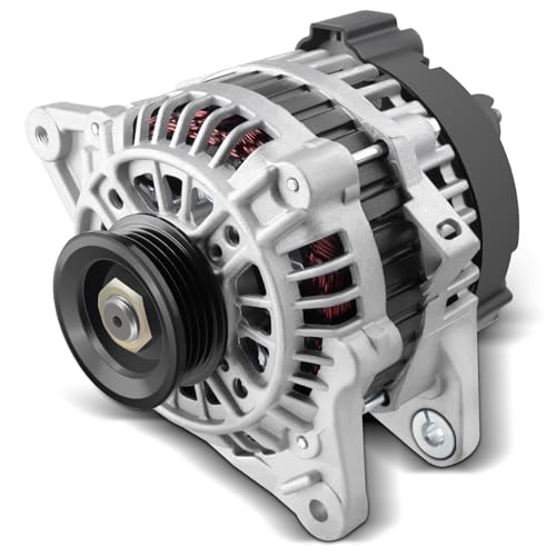 GDSMOTU New Alternator Compatible for Hyundai Accent 2006-2009 1.6L for Tiburon 2004-2007 2.0L for Tucson 2006-2009 2.0L, 90AMP/12 Volt Alternator AVA0048 113657 37300-22650 2655023