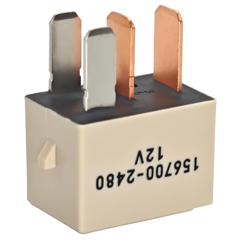 156700-2480 Automotive Relay (Pack of 4)– 30A 12VDC 4-Pin Multipurpose Relay for Maruti Suzuki Ertiga (2012-2022), Swift (1989-2022), SX4 (2007-2014) & More