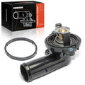 A-Premium Engine Coolant Thermostat Housing Assembly with Seal Compatible with Jeep Grand Cherokee 2011-2020, Wrangler 2012-2017, Wrangler JK 2018 & Dodge Durango 2011-2015, 3.6L, Replaces# 5184651AH