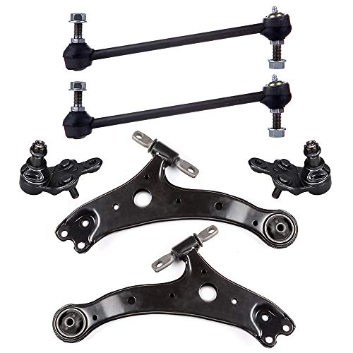 SOSOPART 6pc Set Front Suspension Kit Sway Bar Lower Control Arm and Ball Joint Lower Ball Joint Replacement for Lexus ES300 ES330 RX330 RX350 RX400h,for Toyota Avalon Camry for Highlander Solara