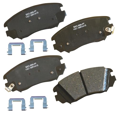 Bendix Premium SBC1421 Ceramic Front Brake Pads for Select Models Buick Allure, Cascada, LaCrosse, Regal, Cadillac ELR, Chevrolet Equinox, Impala, Malibu, Malibu Limited, GMC Terrain, Saab 9-5
