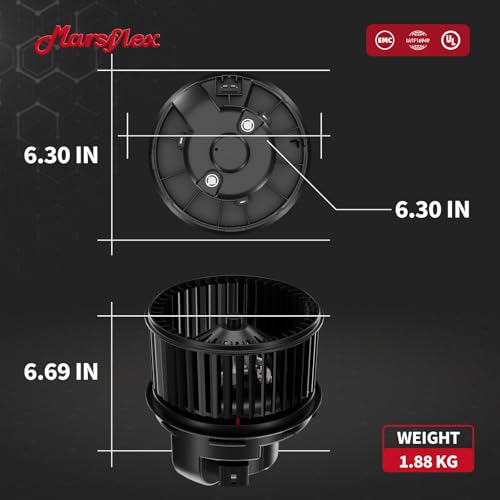 Marsflex Front Blower Motor for 2012-2019 Ford CMax Escape Focus Transit