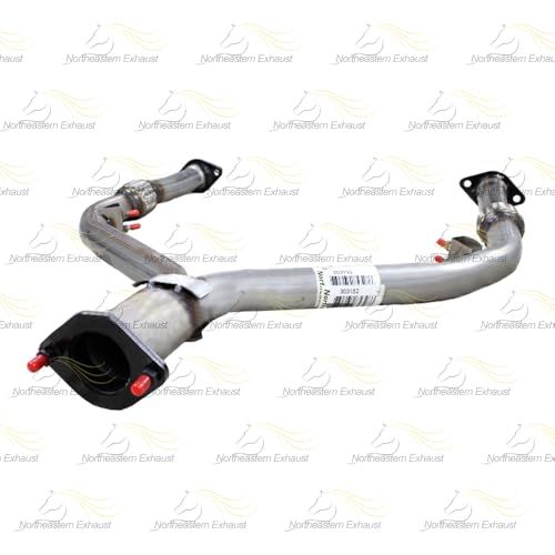 Exhaust Front Flex Y-Pipe Compatible with INFINITI G25 / G35 / G37 / M35 / M35H / M37 / Q40 / Q70 2006-2015 2.5L, 3.5L & 3.7L | Stainless Steel | Northeastern Exhaust | Includes Gaskets Bolt Kit