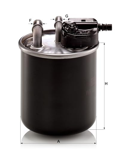 MANN-FILTER WK 820/15 Fuel Filter Compatible With Select Mercedes-Benz Sprinter Models Without Integrated Fuel Heating Option