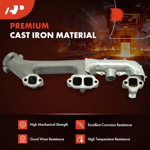 A-Premium V8 5.0 5.7L Exhaust Manifold Kit W/Gaskets & Hardware