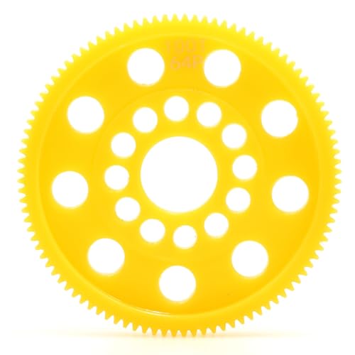 CHRCOED 64P 96T Spur Gear for 1/10 On-Road RC Cars, High Precision Plastic Main Gear, Lightweight Durable Spur Gear Upgrade Parts