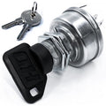 HD Switch Ignition Switch fits John Deere Gator 4x2 4x4 6x4 SR95 Military CS CX TH TS TX RSX XUV RSX850i RSX860i XUV620i XUV625i XUV825i XUV850D - Sport Turf E-Gator HPX - 3 Keys & Free Carabiner