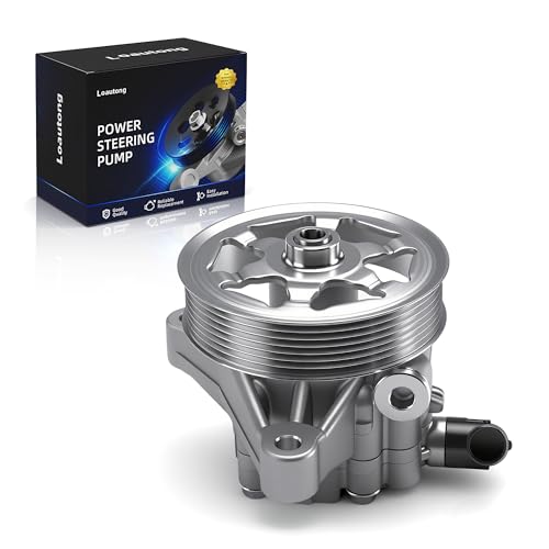 Loautong Power Steering Pump with Pulley, for Honda Accord 2008 2009 2010 2011 2012 2.4L, OE 21-5495, 56100R40A03