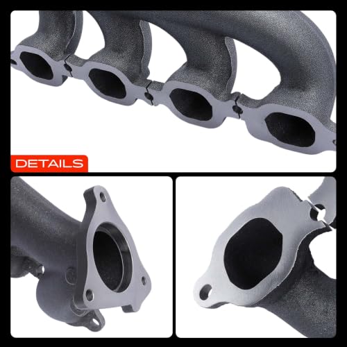 A-Premium Right [V8 5.3 6.2L] Engine Exhaust Manifold Kit W/Gaskets Compatible with Chevrolet, GMC & Cadillac - Silverado 1500 1500 LD, Tahoe, Suburban, Sierra, Yukon, Escalade, Replaces 12629338