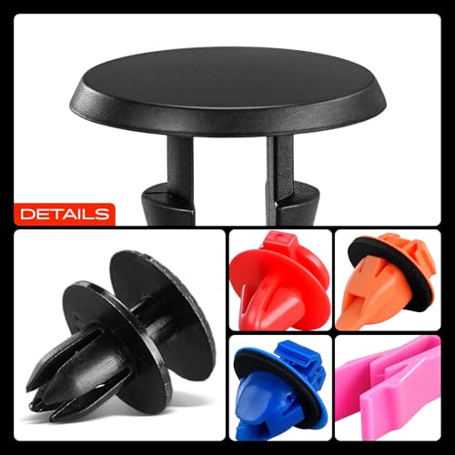 A-Premium 290PCS Retainer Clip Kit Compatible with 2005-2015 Toyota Tacoma