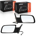 A-Premium Pair (2) Driver & Passenger Side View Mirror Compatible with Chevy & GMC - Silverado, Blazer, C/K 1500 2500 3500, Tahoe, Sierra, Yukon - Power Non-Heated Manual Folding -# 15764757, 15764758