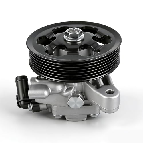 Power Steering Pump 21-5456 with Pulley Compatible with Honda Civic 1.8L 2006 2007 2008 2009 2010 2011, Power Assist Pump Replace# 56110-RNA-A01, 56110-RNA-A02