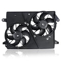 KUIPERAUTO A/C Condenser Radiator Cooling Fan Assembly CH3115132 5137714AA Compatible with 2005-2009 Chrysler 300 Compatible with 2005-2008 Dodge Magnum Compatible with 2006-2009 Charger Pickup Truck