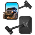 JOYTUTUS Mirrors Doors Off Compatible with Wrangler TJ JK JKU 1997-2018, Does Not Fit on Doors, Easy-Install Side View Mirrors, No Vibration & Wobble