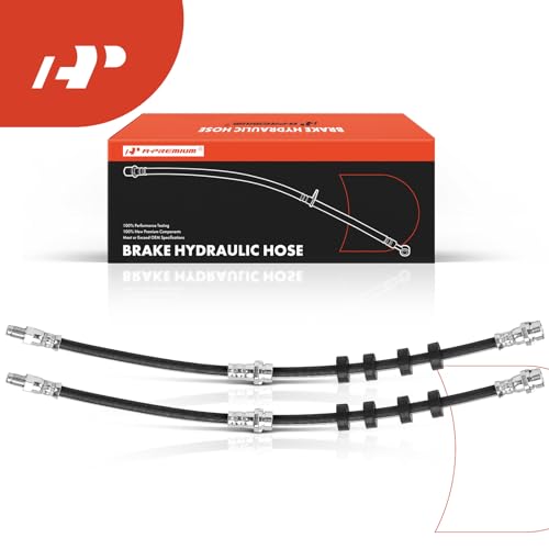 A-Premium Front Driver and Passenger Side Brake Hydraulic Hose Compatible with Ford, Mazda and Mercury Models - Escape 2008-2012, Tribute/Mariner 2008-2011 (Pack of 2)