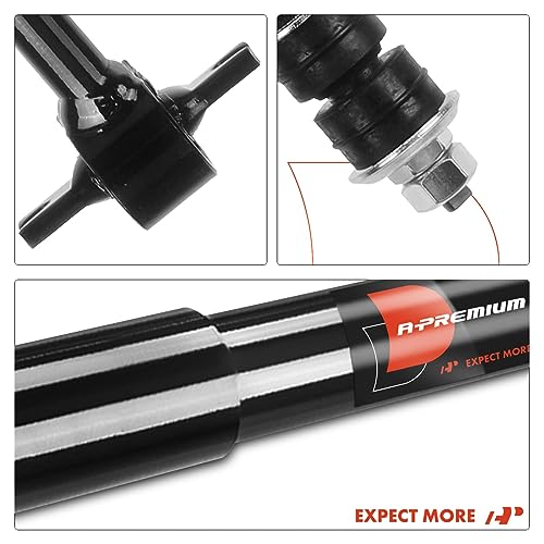 A-Premium Front and Rear Shock Absorbers Struts Compatible with Ford Ranger 1998-2011 & Mazda B3000 1998-2007, B4000 1998-2009 - [4WD or RWD with Torsion Bar Front Suspension]