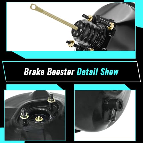 PartsFlow Vacuum Power Brake Booster 54-74820 Compatible with Buick Lesabre Lucerne Riviera Cadillac Deville Dts Pontiac Bonneville 2000-2005 Oldsmobile Aurora 97-03 18029879
