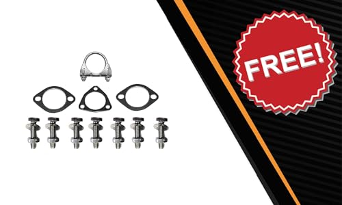 Exhaust Front Pipe Front Y Pipe Kit Compatible with Jeep Cherokee 2014-2018 3.2L | Stainless Steel | Northeastern Exhaust | Includes Gaskets Clamp Bolt Kit | Direct-Fit Replacement