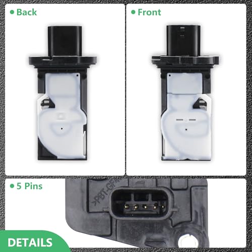 Yezoauto Upgraded Mass Air Flow Sensor for Nissan Altima 2.0L 2.5L 2019-2025 / Pathfinder 2022-2025 / Sentra 2020-2025 / Rogue 2021 & Infiniti QX50 2019-2023 OE# 22680-5NA0A AFH60M-53 22680-6CT0A